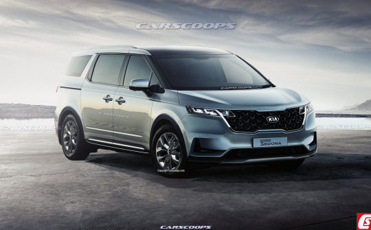 Xem trước mẫu xe MPV Kia Sedona 2021, nâng cấp thiết kế và động cơ