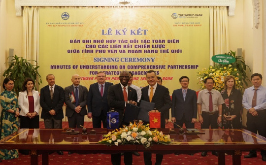WB và tỉnh Phú Yên trở thành đối tác chiến lược