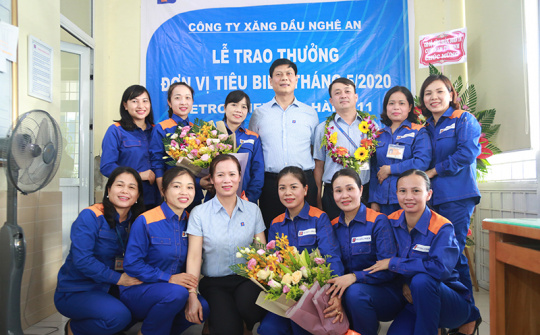 Petrolimex Nghệ An:  Vinh danh gương sáng tiêu biểu tháng 5/2020