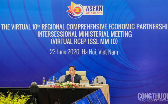 Tái khẳng định quyết tâm ký kết Hiệp định RCEP vào tháng 11/2020