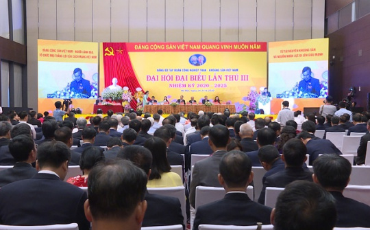 Đại hội đại biểu Đảng bộ tập đoàn TKV lần thứ III, nhiệm kỳ 2020 - 2025