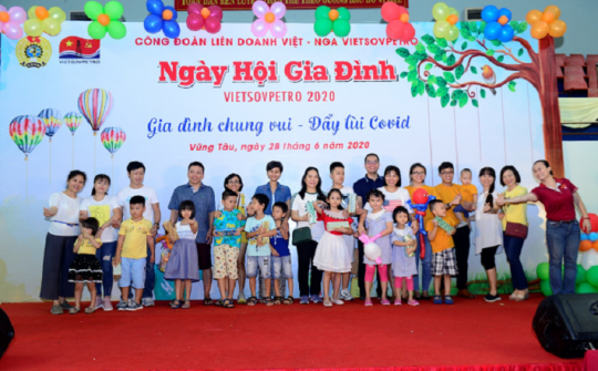 Vietsovpetro: Rộn ràng ngày hội “Gia đình cùng vui - Đẩy lùi Covid”
