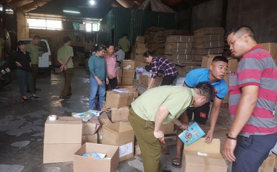 Hà Nội: Thu giữ 27.200 cuốn sách giáo dục bị làm giả