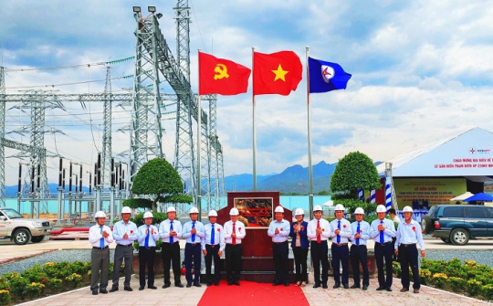 Gắn biển Trạm biến áp 220 kV Ninh Phước và đấu nối