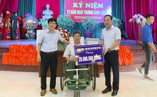 Công đoàn ngành Công Thương tri ân thương binh, gia đình liệt sỹ
