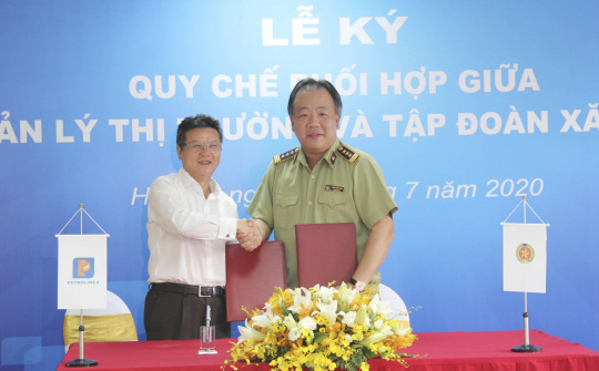 Tổng cục QLTT ký kết hợp tác với Petrolimex chống gian lận trong kinh doanh xăng dầu