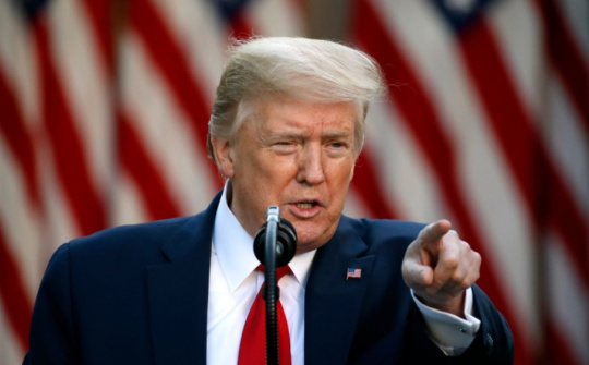 Tổng thống Donald Trump: Hoa Kỳ sẽ phân ly kinh tế, ngưng làm ăn với Trung Quốc