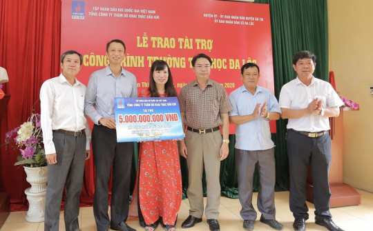 PVEP: Tài trợ 5 tỷ đồng xây dựng Trường Tiểu học Đa Lộc tại Hưng Yên