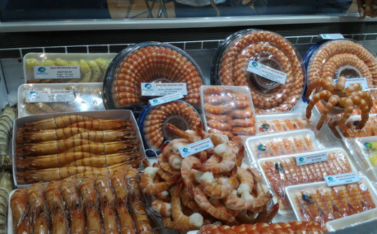 Tôm Việt Nam xuất khẩu sang Hàn Quốc tăng trưởng khá