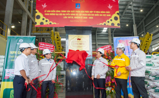 PVCFC vận hành thử nghiệm dự án phân bón phức hợp từ urea nóng chảy