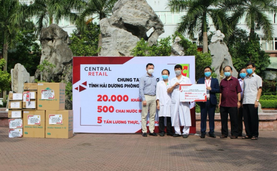 Central Retail hỗ trợ vật tư y tế và thực phẩm cùng tỉnh Hải Dương vượt dịch Covid-19