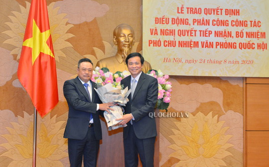 Chủ tịch PVN Trần Sỹ Thanh được điều động làm Phó chủ nhiệm Văn phòng Quốc hội