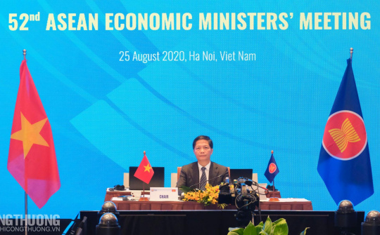 Bộ trưởng Trần Tuấn Anh chủ trì Hội nghị các Bộ trưởng Kinh tế ASEAN trực tuyến lần thứ 52