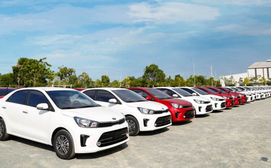 Thaco xuất khẩu 80 xe Kia Soluto sang Myanmar