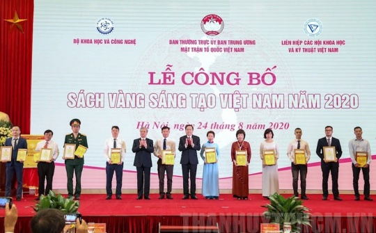 TKV có 2 công trình được vinh danh trong Sách vàng Sáng tạo Việt Nam 2020