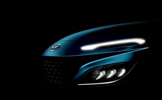Hyundai Kona 2021 lấy cảm hứng thiết kế từ mũi cá mập