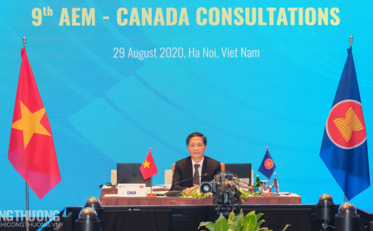 ASEAN - Canada cam kết tiếp tục mở cửa thị trường, thúc đẩy đầu tư để ứng phó đại dịch