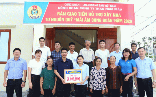 “Mái ấm Công đoàn” TKV - Niềm vui của gia đình công nhân khó khăn