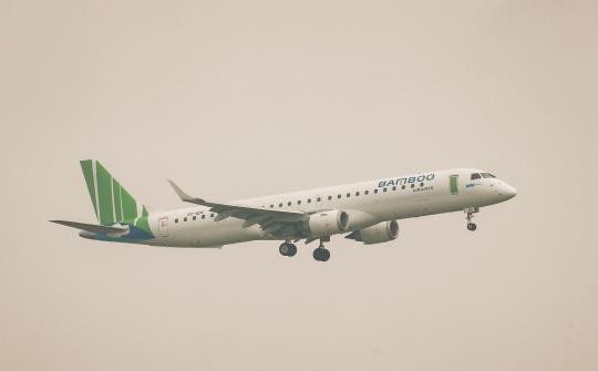 Tiết lộ lý do Bamboo Airways chọn máy bay hiện đại Embraer E195 cho đường bay thẳng Côn Đảo