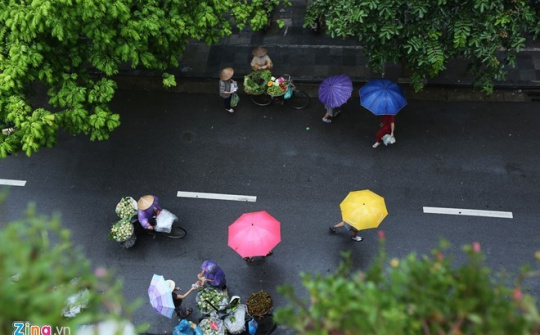 Thời tiết 28-9: Bắc bộ mưa trên diện rộng, trời dịu mát