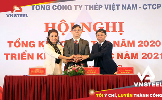 VNSTEEL: Đưa nhiều định hướng, giải pháp triển khai hiệu quả nhiệm vụ năm 2021