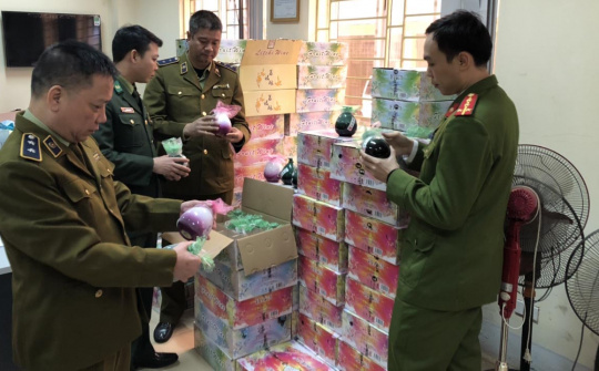 Gần Tết, thu giữ nhiều hàng hóa nhập lậu vào thị trường trong nước