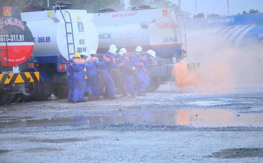 Tổng kho Nhà Bè sẵn sàng đảm bảo an toàn PCCC cho 2021