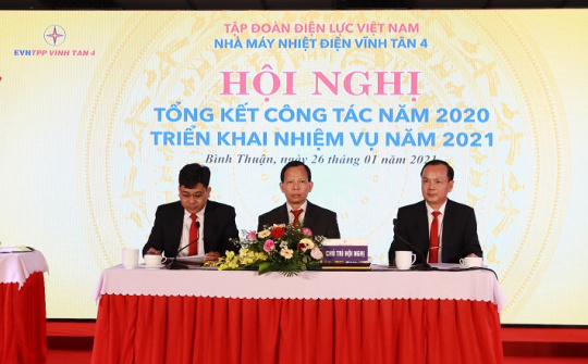 Nhà máy Nhiệt điện Vĩnh Tân 4: Sản lượng điện sản xuất đạt 11,765 tỉ kWh năm 2020