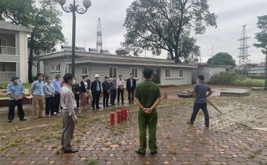Trường Đại học Điện lực tập huấn công tác phòng cháy, chữa cháy và cứu hộ cứu nạn