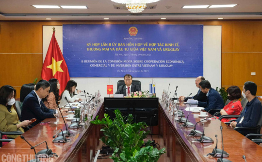 Việt Nam - Uruguay tìm giải pháp phục hồi thương mại song phương sau dịch bệnh