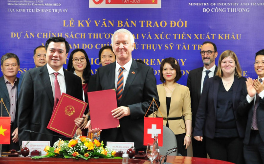 Thụy Sỹ hỗ trợ Việt Nam xúc tiến xuất khẩu, nâng cao năng lực cạnh tranh cho doanh nghiệp