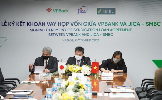 VPBank nhận gói vay hợp vốn 100 triệu USD từ JICA và SMBC