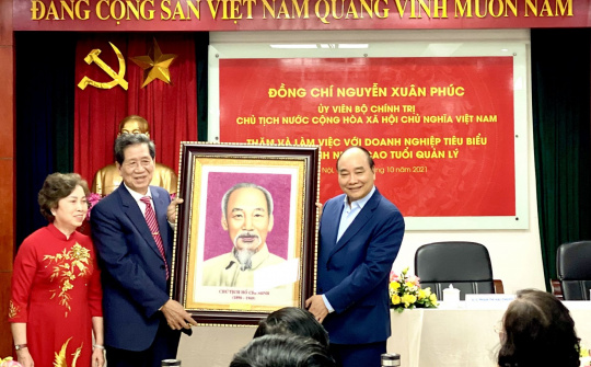 Rạng Đông vinh dự đón Chủ tịch nước Nguyễn Xuân Phúc đến thăm và làm việc