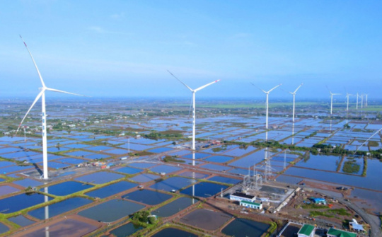 Nhà máy điện gió Kosy Bạc Liêu chính thức vận hành thương mại