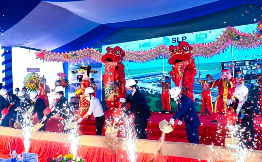 SLP tổ chức lễ động thổ dự án SLP Park Long Hau