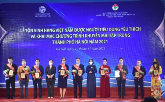 Sản phẩm May 10 lọt Top 1 hàng Việt Nam được người tiêu dùng yêu thích năm 2021