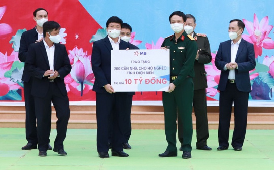 MB hỗ trợ kinh phí xây dựng 200 căn nhà cho người nghèo tại Điện Biên