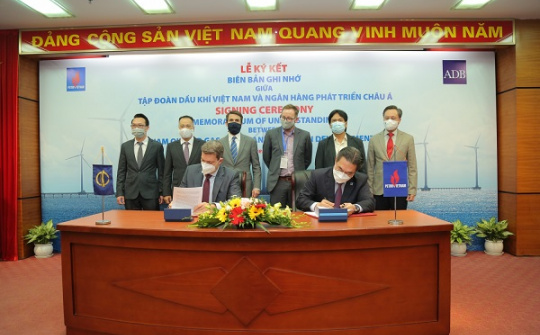 Petrovietnam - ADB: Hợp tác thúc đẩy phát triển năng lượng xanh