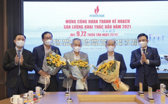 Petrovietnam - Về đích trước 39 ngày chỉ tiêu khai thác dầu khí