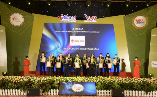 Rạng Đông lần đầu lọt top 50 doanh nghiệp lợi nhuận xuất sắc Việt Nam