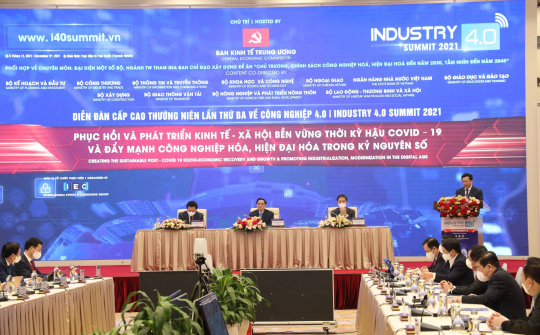 Thủ tướng Chính phủ đồng chủ trì Phiên toàn thể cấp cao Diễn đàn Công nghiệp 4.0