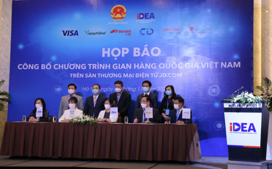 Gian hàng Quốc gia Việt Nam có mặt trên sàn thương mại điện tử xuyên quốc gia JD.com
