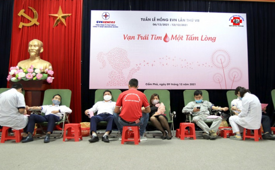 Tinh thần hiến máu cứu người tại Công ty Nhiệt điện Mông Dương