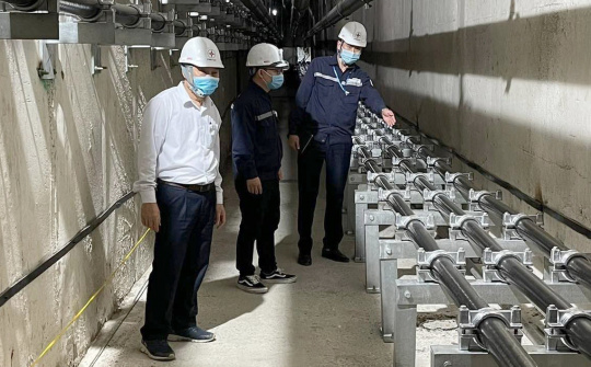 EVNPSC hoàn thành thay thế cáp dầu bằng cáp khô tổ máy 2 Nhà máy Thủy điện Hòa Bình