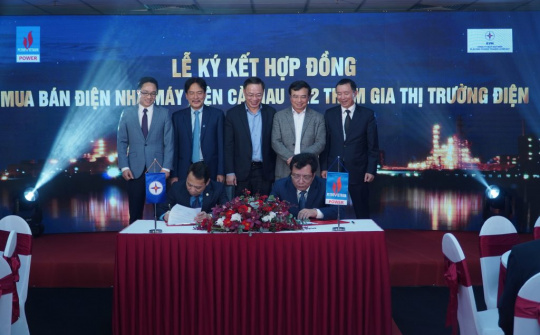 Ký kết Hợp đồng mua bán điện Nhà máy điện Cà Mau 1 và 2