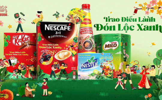 NESTLÉ Tết 2022 cùng người tiêu dùng “Trao điều hành, Đón lộc xanh”