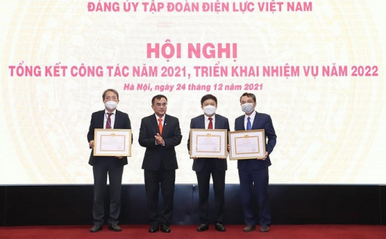 Đảng bộ EVNGENCO1 đạt danh hiệu “Hoàn thành xuất sắc nhiệm vụ” năm 2021