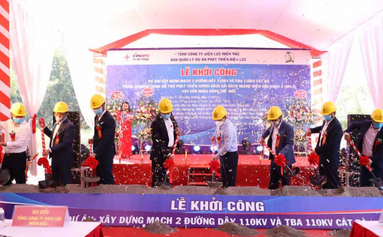Xây dựng mạch 2 đường dây 110kV cấp điện cho đảo Cát Bà