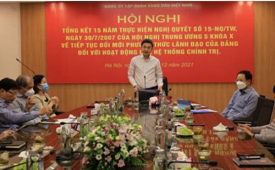 Đảng ủy Petrolimex: Tổng kết 15 năm thực hiện Nghị quyết Trung ương 5 khóa X