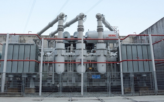 Máy biến áp 500kV dự phòng cho NMTĐ Lai Châu và Sơn La do Tổng công ty Thiết bị điện Đông Anh chế tạo đang vận hành ổn định